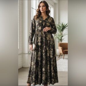 Pakistani Ethnic maxi dress. Size S.